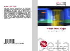 Buchcover von Water (Data Page)