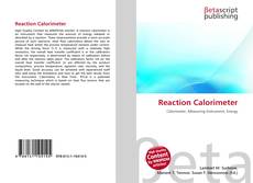 Copertina di Reaction Calorimeter