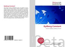 Buchcover von Rydberg Constant