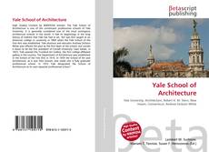 Copertina di Yale School of Architecture