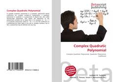 Buchcover von Complex Quadratic Polynomial
