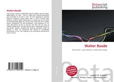 Buchcover von Walter Baade