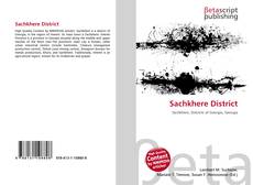 Buchcover von Sachkhere District