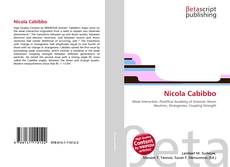 Capa do livro de Nicola Cabibbo 