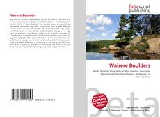 Capa do livro de Wairere Boulders 