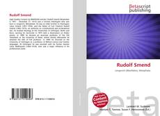 Capa do livro de Rudolf Smend 