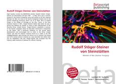 Couverture de Rudolf Stöger-Steiner von Steinstätten