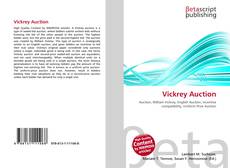 Capa do livro de Vickrey Auction 