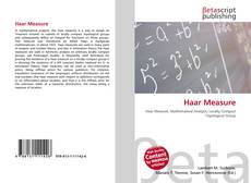 Copertina di Haar Measure