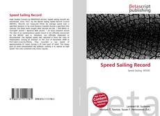 Capa do livro de Speed Sailing Record 