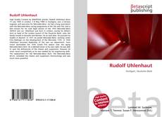 Couverture de Rudolf Uhlenhaut