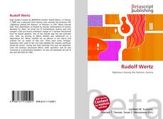 Buchcover von Rudolf Wertz