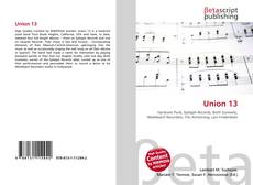 Couverture de Union 13