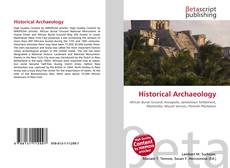 Buchcover von Historical Archaeology
