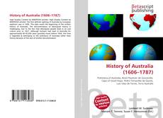 Обложка History of Australia (1606–1787)