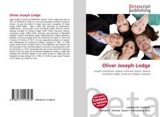 Обложка Oliver Joseph Lodge