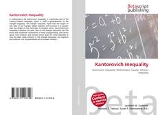 Buchcover von Kantorovich Inequality