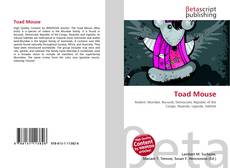 Buchcover von Toad Mouse