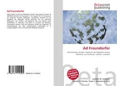 Buchcover von Ad Freundorfer