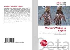 Couverture de Women's Writing in English