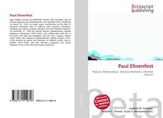 Couverture de Paul Ehrenfest