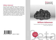 Couverture de William Ackerman