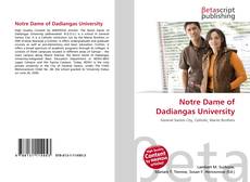 Couverture de Notre Dame of Dadiangas University