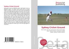 Copertina di Sydney Cricket Ground