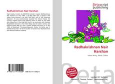 Couverture de Radhakrishnan Nair Harshan