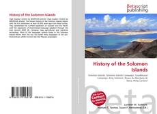 Copertina di History of the Solomon Islands