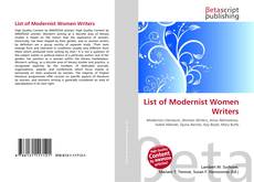 Buchcover von List of Modernist Women Writers