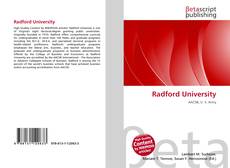 Capa do livro de Radford University 
