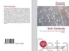 Semi- Continuity kitap kapağı