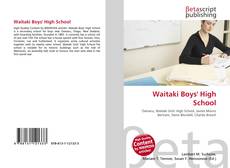 Waitaki Boys' High School的封面