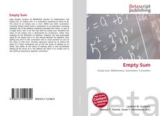 Buchcover von Empty Sum