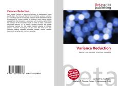 Buchcover von Variance Reduction