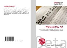Buchcover von Waitangi Day Act