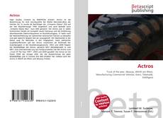 Capa do livro de Actros 