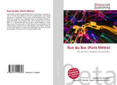 Buchcover von Rue du Bac (Paris Métro)