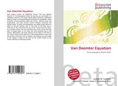 Buchcover von Van Deemter Equation