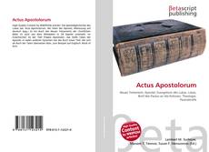 Обложка Actus Apostolorum