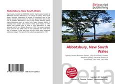 Обложка Abbotsbury, New South Wales
