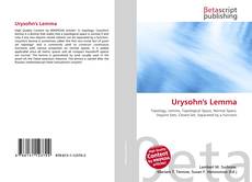 Copertina di Urysohn's Lemma