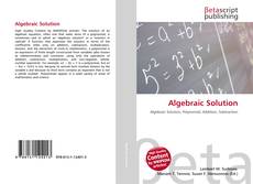 Copertina di Algebraic Solution