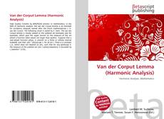Copertina di Van der Corput Lemma (Harmonic Analysis)
