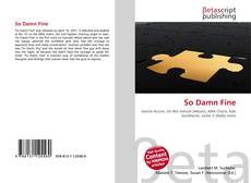 Buchcover von So Damn Fine