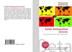 Copertina di Sackler Distinguished Lectures