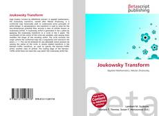 Copertina di Joukowsky Transform