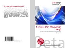Copertina di So Close (Jon McLaughlin Song)