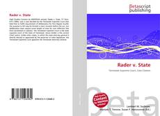 Copertina di Rader v. State